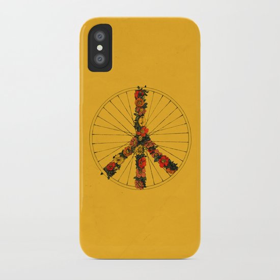 Peace & Bike (Colors) iPhone Case