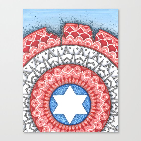 Captain (Star of David) America Canvas Print