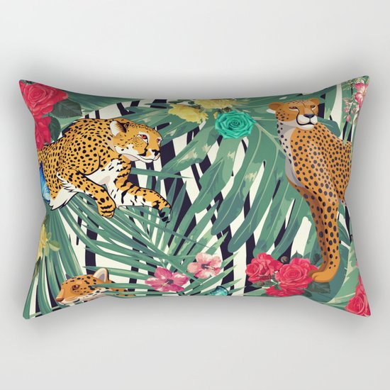 tropical wild Rectangular Pillow