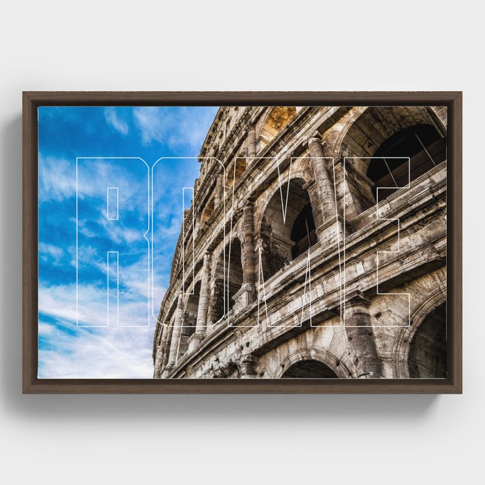 This is - Rome Framed Canvas