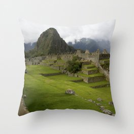 Machu Picchu Throw Pillow