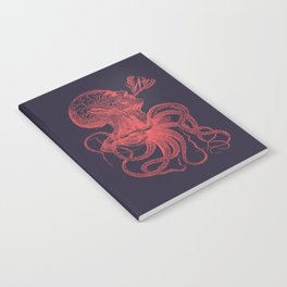 Octopussy Man under the Sea Abstract Concept Art Notebook