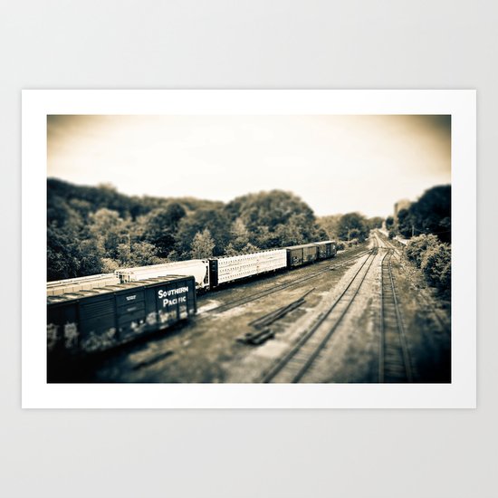 The Train Gang Art Print