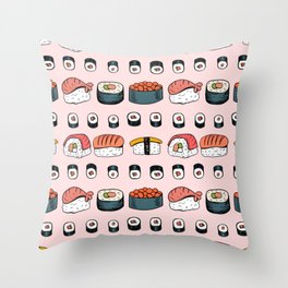 Sushi Lover Forever Throw Pillow
