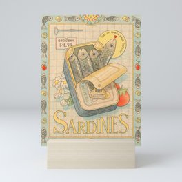 Sardines Mini Art Print