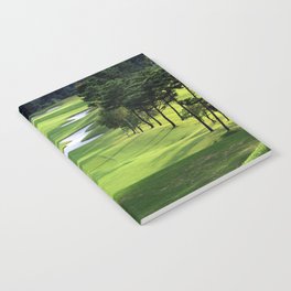 Golf Green Field Grass Sports Golfers Course Notebook