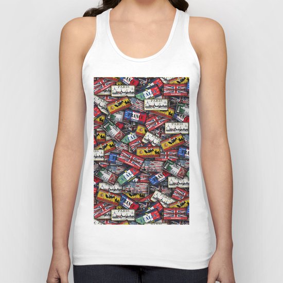 country plates Unisex Tank Top
