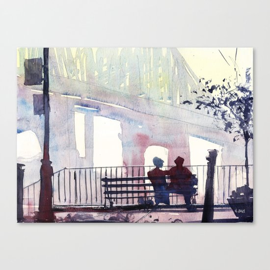 New York - Douce lumiere Canvas Print