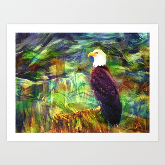 West Coast Eagle Art Print
