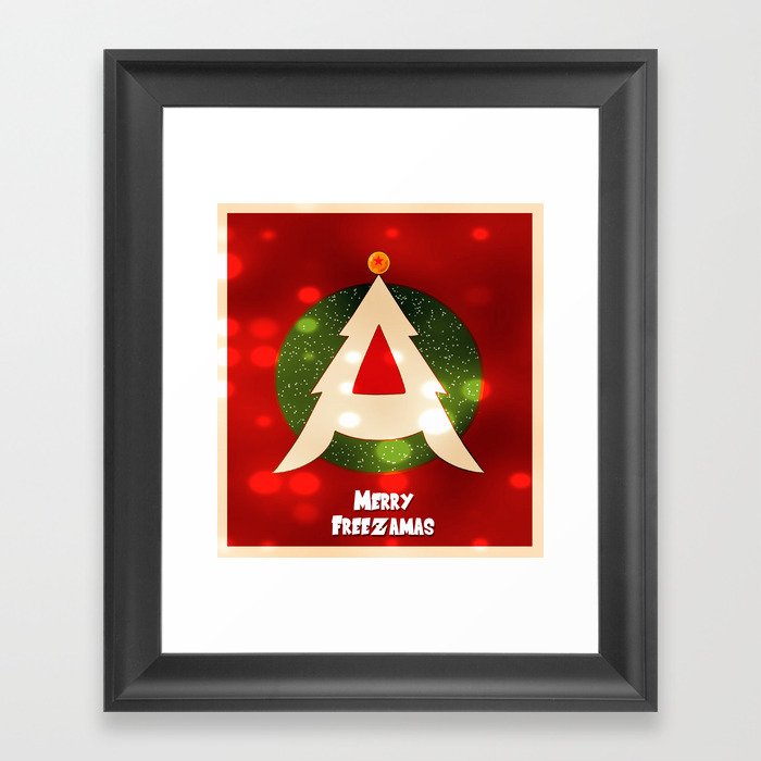 Dragonball Z Christmas Framed Art Print By Weasleydetectives