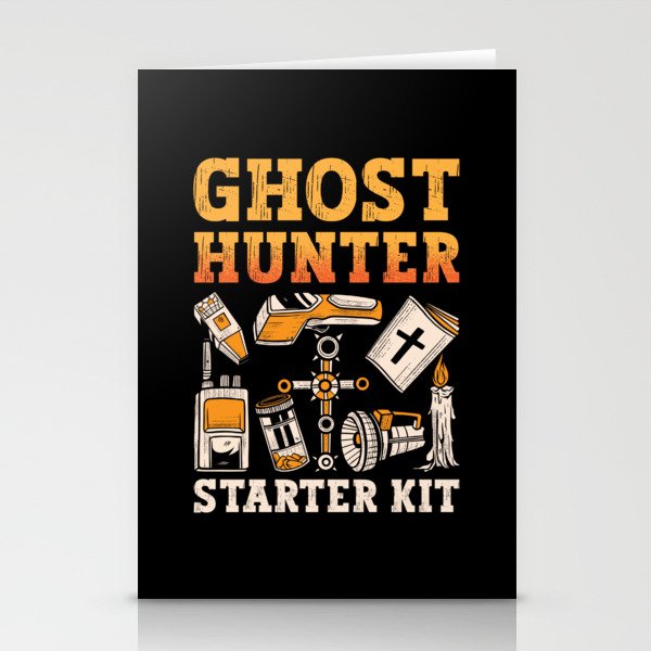 Ghost Hunter Starter Kit Paranormal Ghost Hunting Stationery Cards