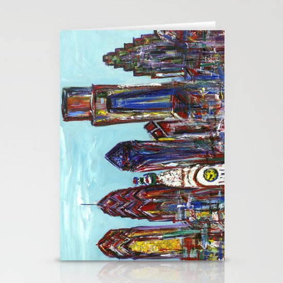 Philadelphia Skyline Stationery Cards