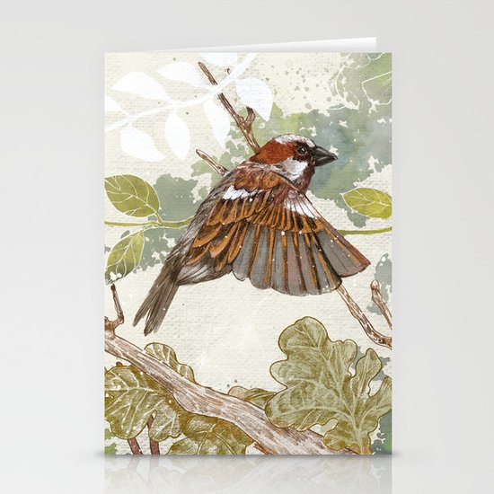 Flying away Stationery Cards