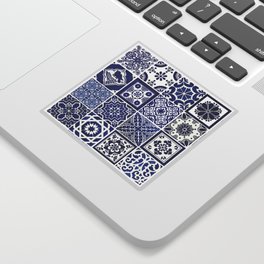 Talavera Tiles Blue Sticker
