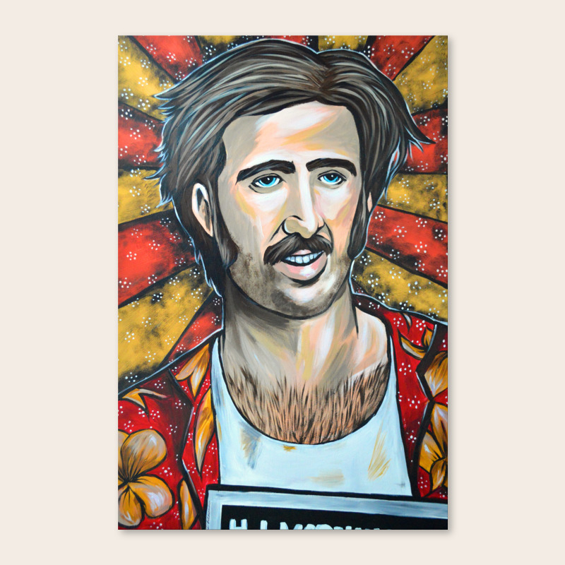 Raising Arizona Nicolas Cage Canvas Print By