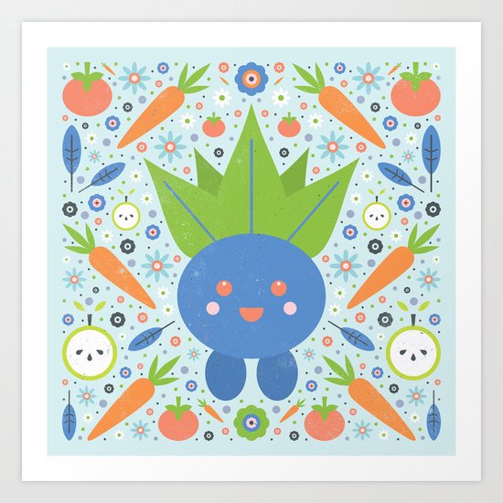 Oddish Art Print