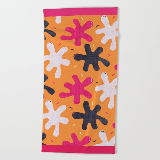 Throw it against the wall and see what sticks Beach Towel