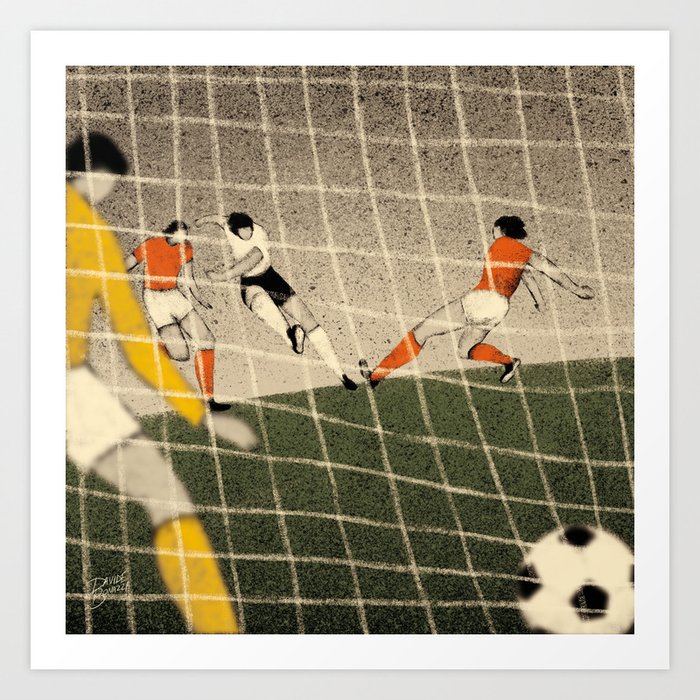History of Football - 10 Art Print