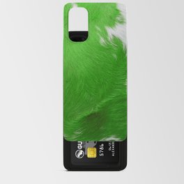 Green Cowhide, Cow Skin Print Pattern Modern Cowhide Faux Leather Android Card Case