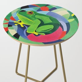 abstract frog  Side Table