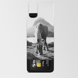 Wild Horse Black and White Android Card Case