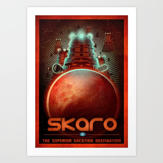 Visit Skaro! Art Print