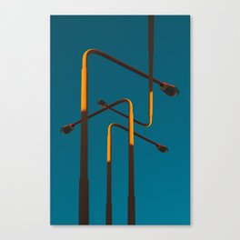 of light poles I Canvas Print