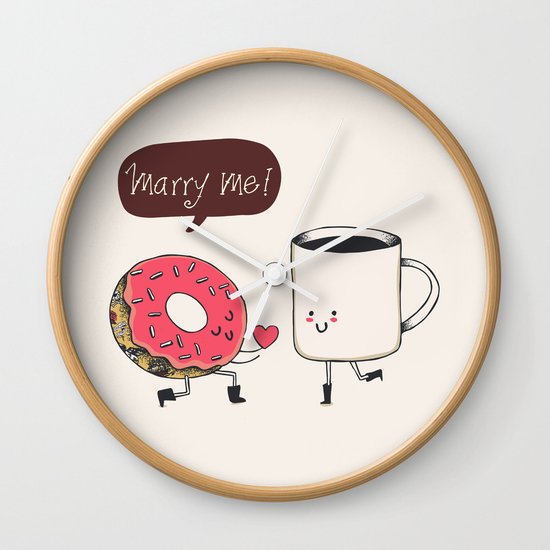 Marry Me Wall Clock