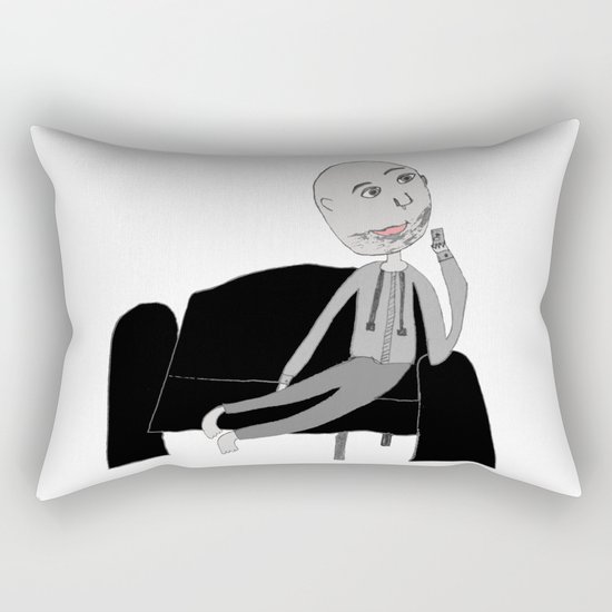 My Dad | Kids Painting | by Elisavet Rectangular Pillow