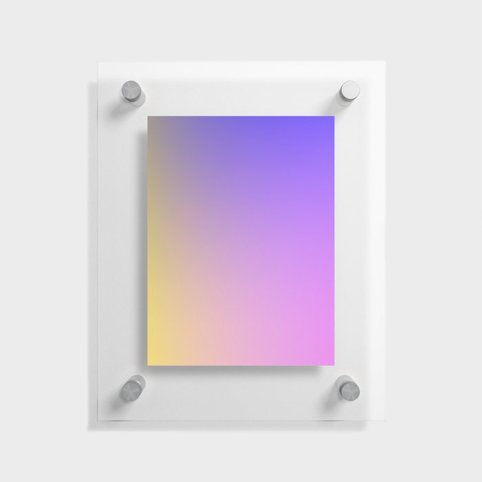 1   Rainbow Gradient Colour Palette 220506 Aura Ombre Valourine Digital Minimalist Art Floating Acrylic Print