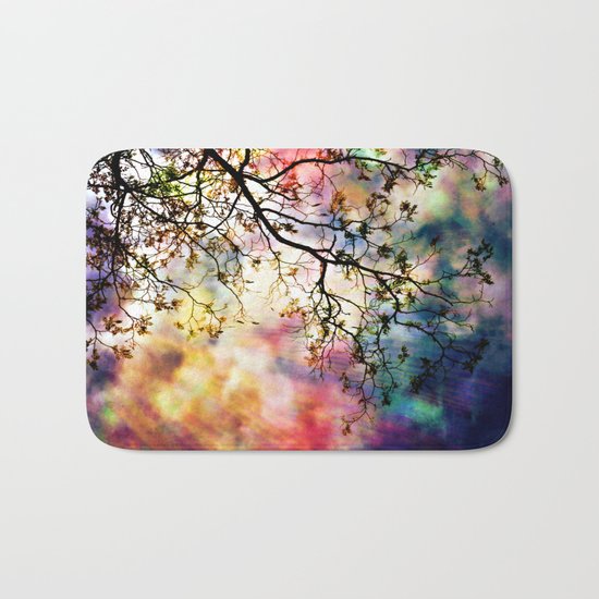 the Tree of Many Colors Bath Mat