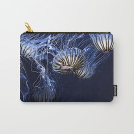 Striped Jellyfish Carry-All Pouch