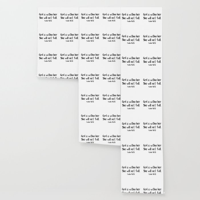 God Is Within Her Psalm 46 45 Wallpaper By Socoart Society6