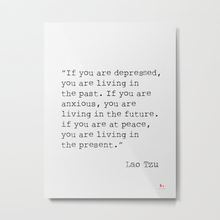 Lao Tzu important quote Metal Print