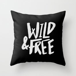 Wild and Free II Throw Pillow