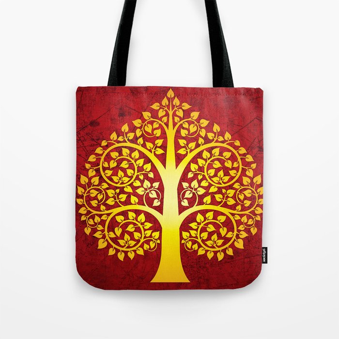Bodhi Tree0101 Tote Bag By Bobbithailand Society6 Bodhi Tree0101 Tote Bag