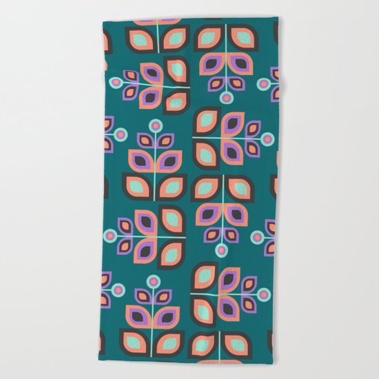 May Flowers Beach Towel