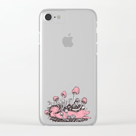 dog averywhere Clear iPhone Case