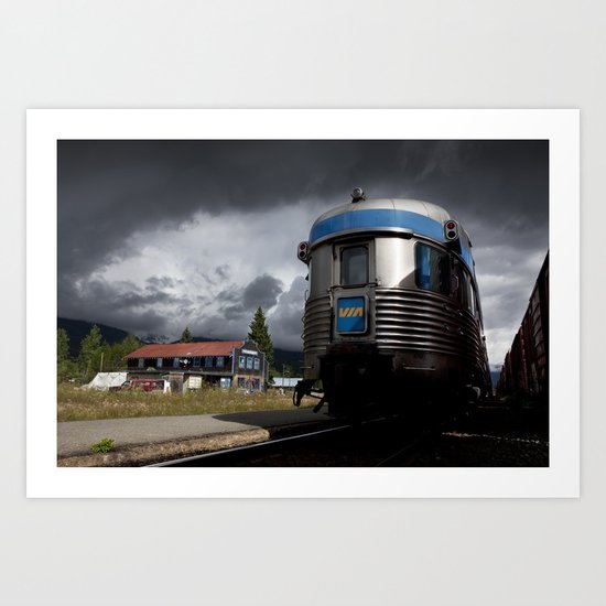 VIA Rail's Iconic 'The Canadian' Train Art Print