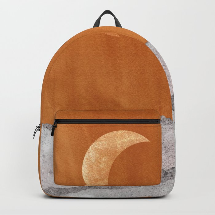 Terracotta and grey night Backpack