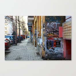 BERLIN - Street photography - slap tag Canvas Print
