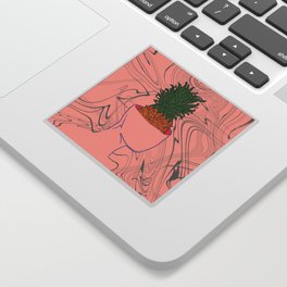 Pineapples are in my head Sticker