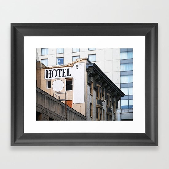H OTEL Framed Art Print