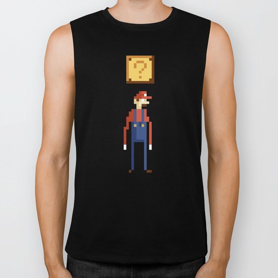 Pixel Plumber Biker Tank