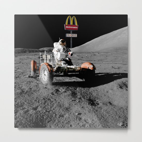 They had been there... Metal Print