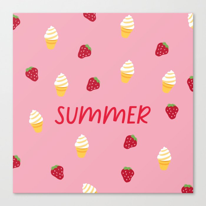 Summer fruit Canvas Print
