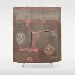 Barbarian Sacrifice, by Paul Klee Abstract "painting · modern · abstract art " Paul Klee Shower Curtain