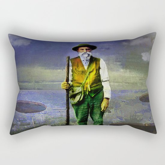 The gravedigger Rectangular Pillow