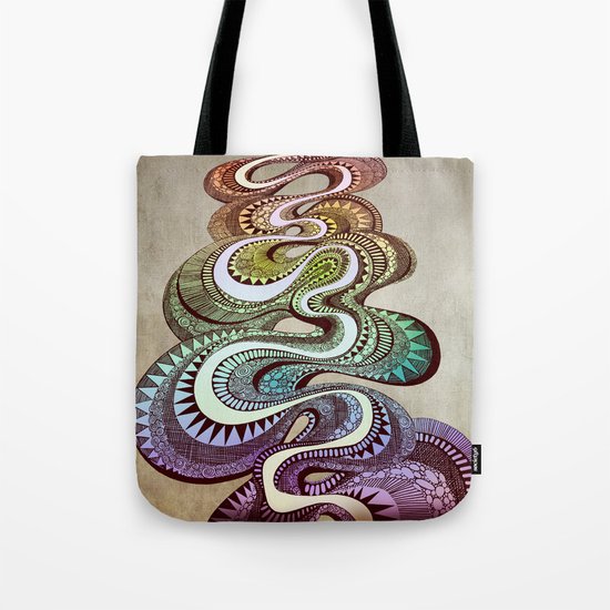 Pretty lady ain't got no friend 'till Candyman comes around again Tote Bag