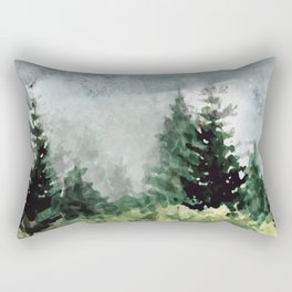 Pine Trees 2 Rectangular Pillow
